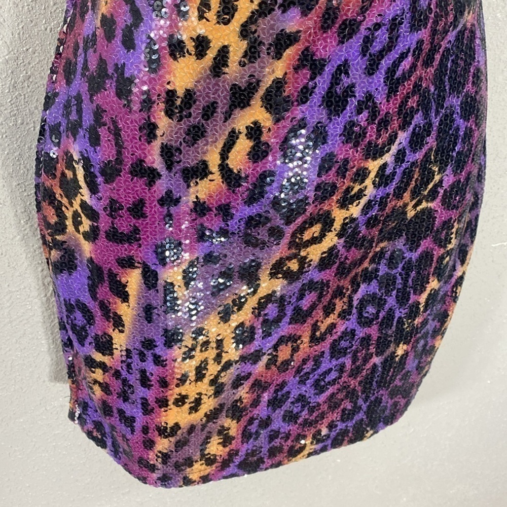 Superdown Elena Multicolor Sequin Bodycon Mini Dress Small S D26 - Picture 7 of 12